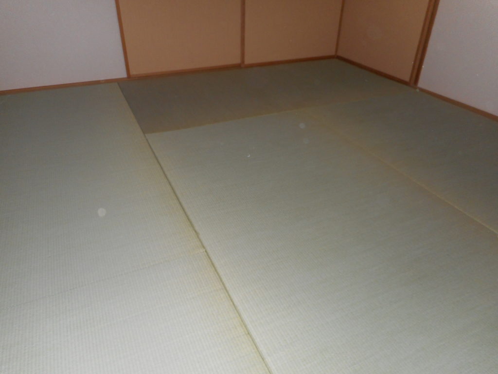 い草の縁なし畳ー目積表