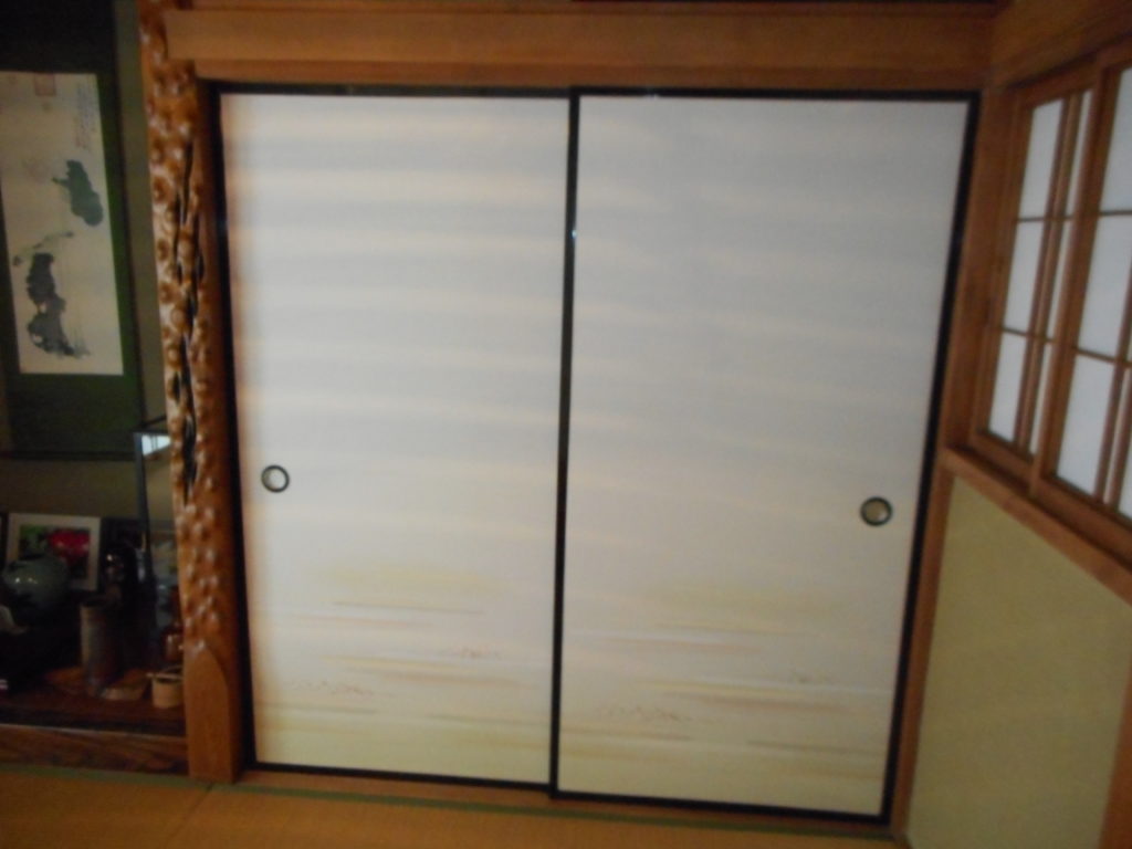 ふすま張替ー新鳥の子