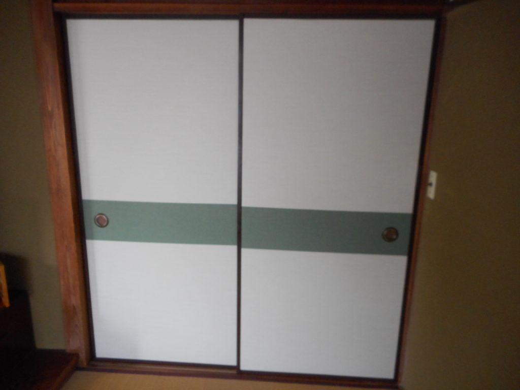 ふすま張替ー引手交換