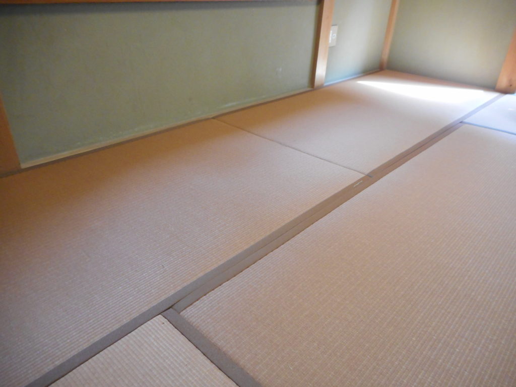 和紙畳ー亜麻色